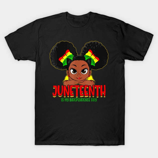 Juneteenth Is My Independence Day Black Women Black Pride T-Shirt by Madridek Deleosw